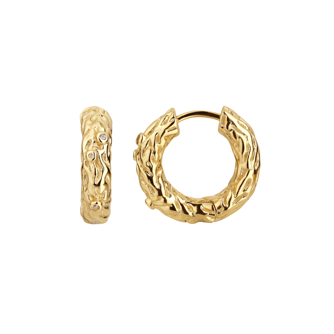 Cari Earrings / Gold Plated