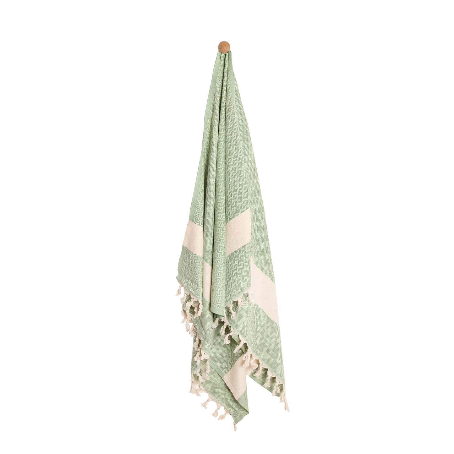 Diamond håndklæde (grøn)