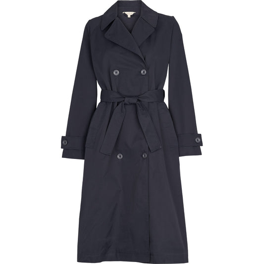 Mørkeblå Trenchcoat
