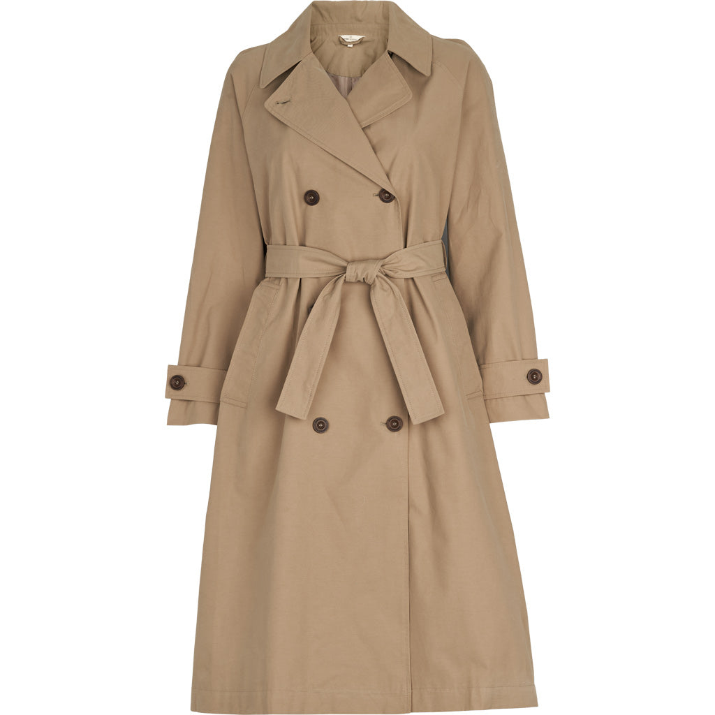 Beige trenchcoat