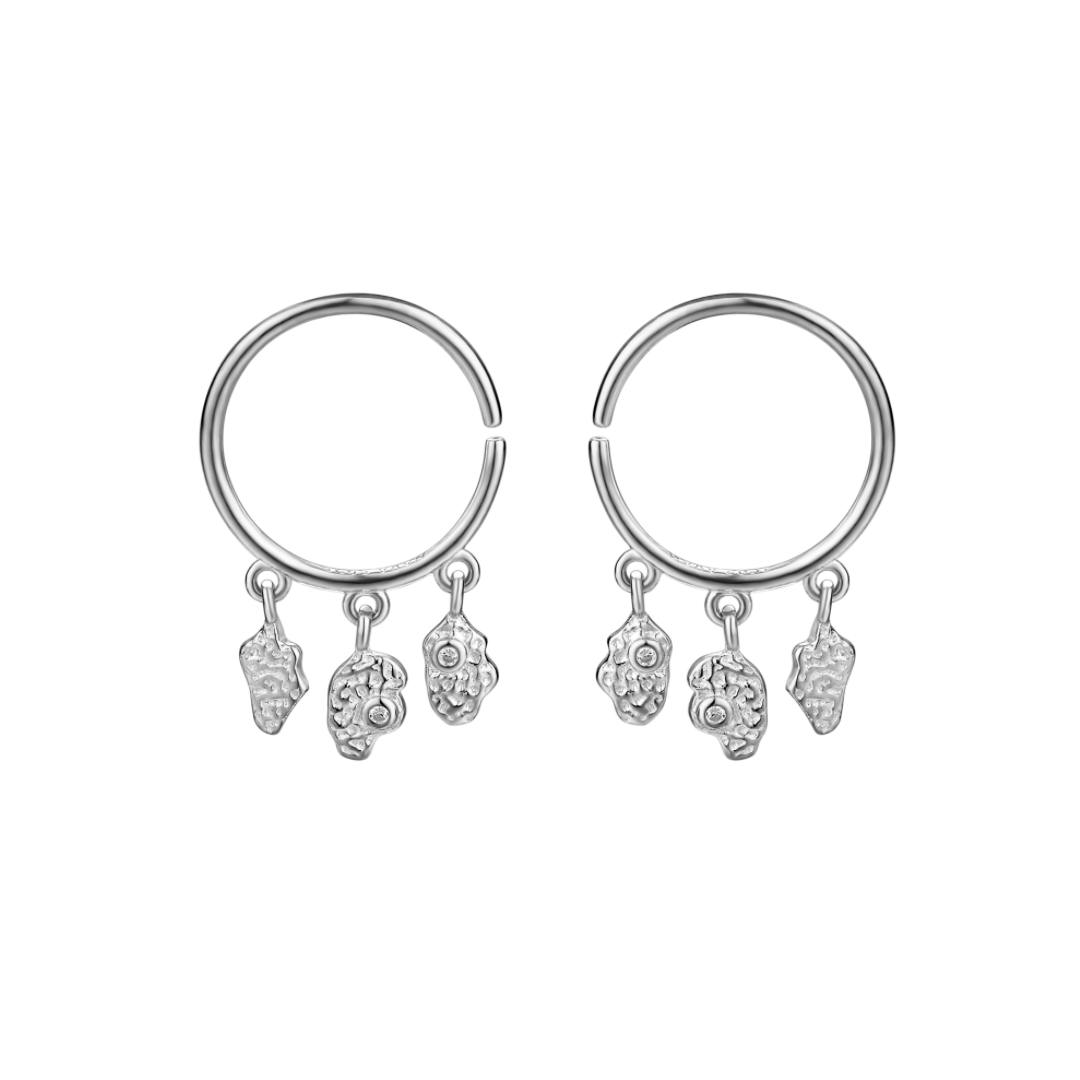 Hali Earrings / Silver