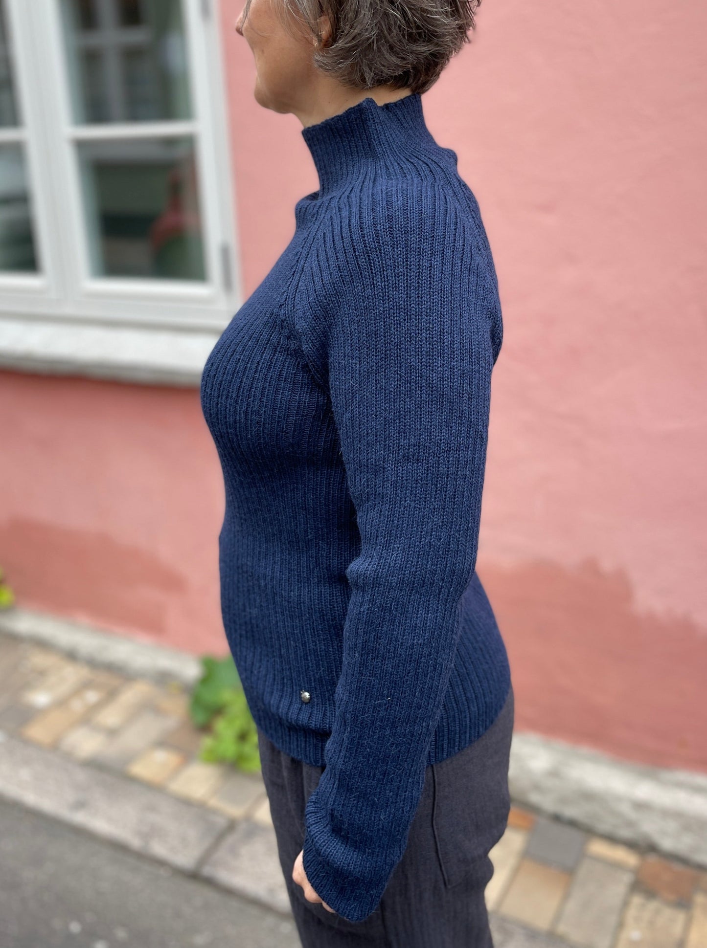 Erica Rib Sweater NAVY