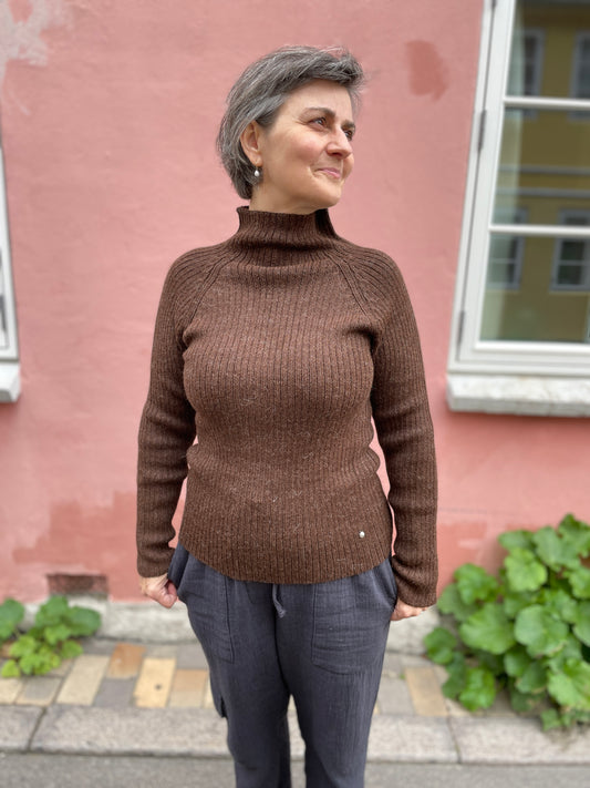 Erica Rib Sweater COFFEE