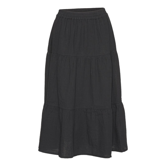 Iris Layered Skirt BLACK