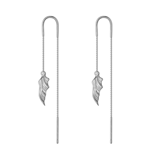 Kohaku Earrings / Silver