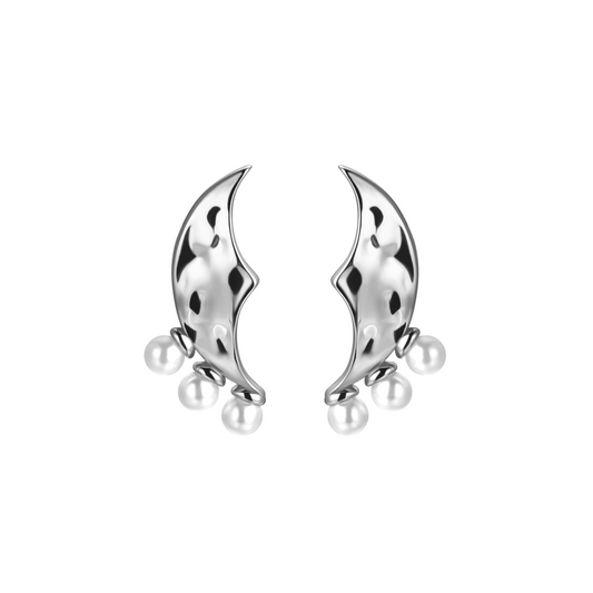 Luna Earrings / Silver