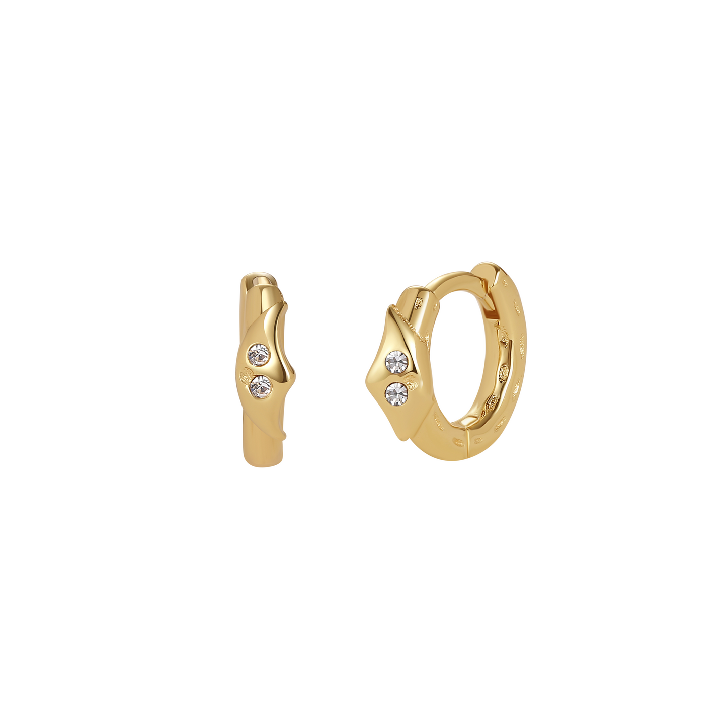 Lyra Earrings / Gold Plated