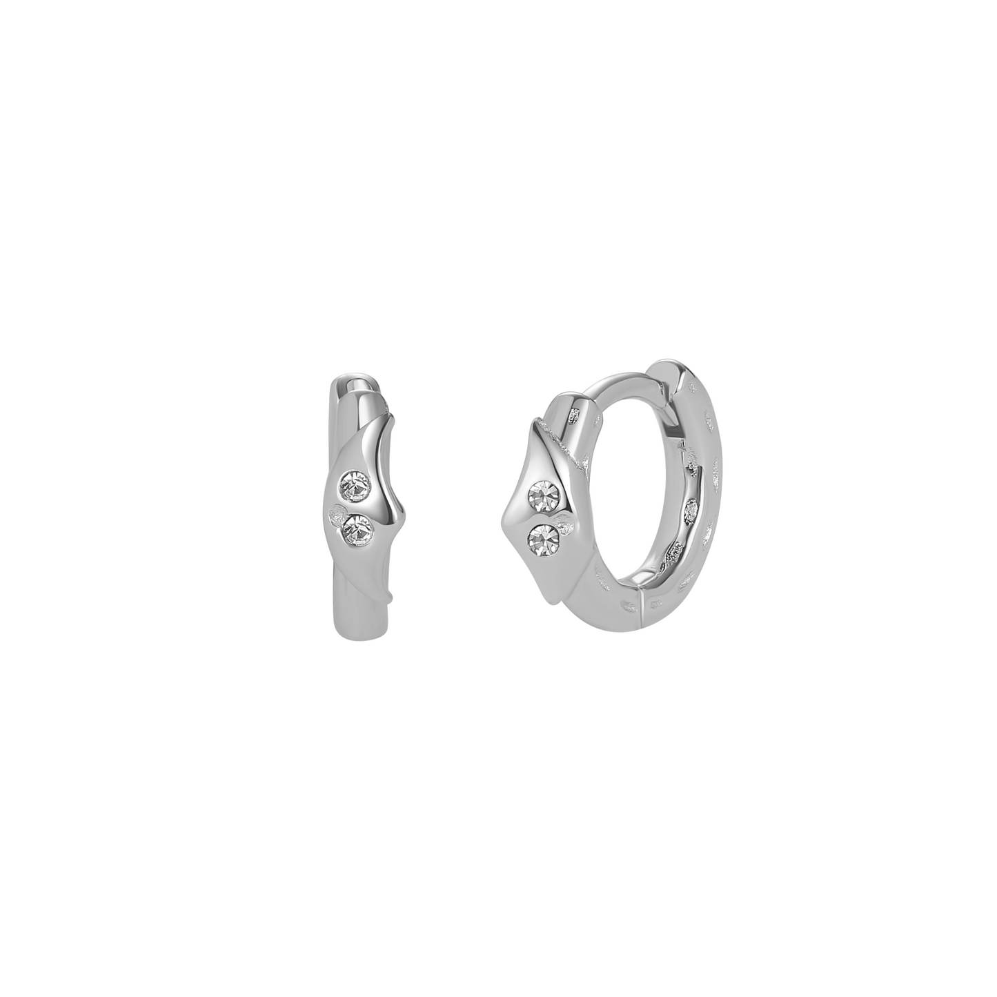 Lyra Earrings / Silver