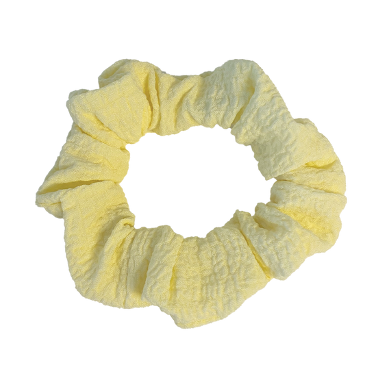 Lys gul scrunchie