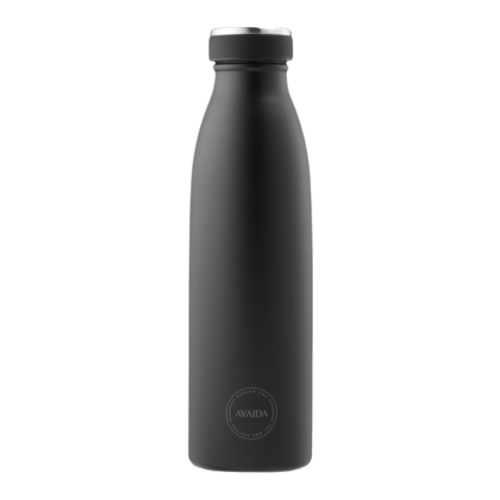 Matte black Termoflaske 500ml