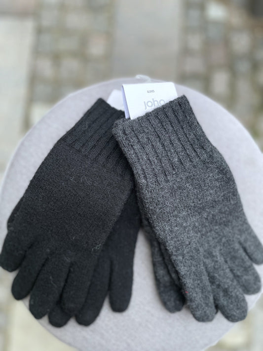 Handsker (dark grey) 100% wool