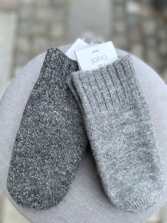 Luffer (light grey) 100% wool