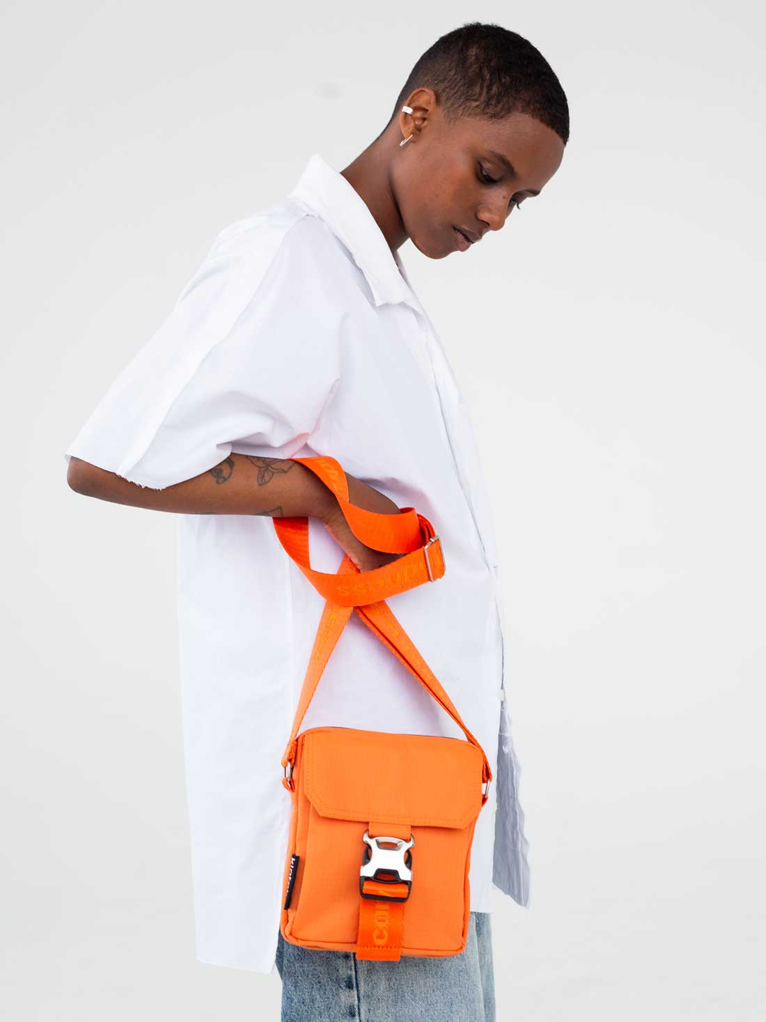 Messenger bag 'Nico' (space orange)