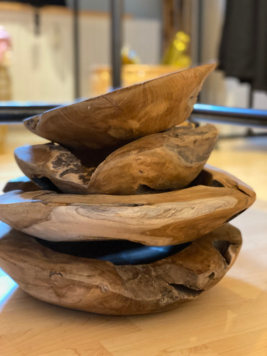 Teak bowl (lille)